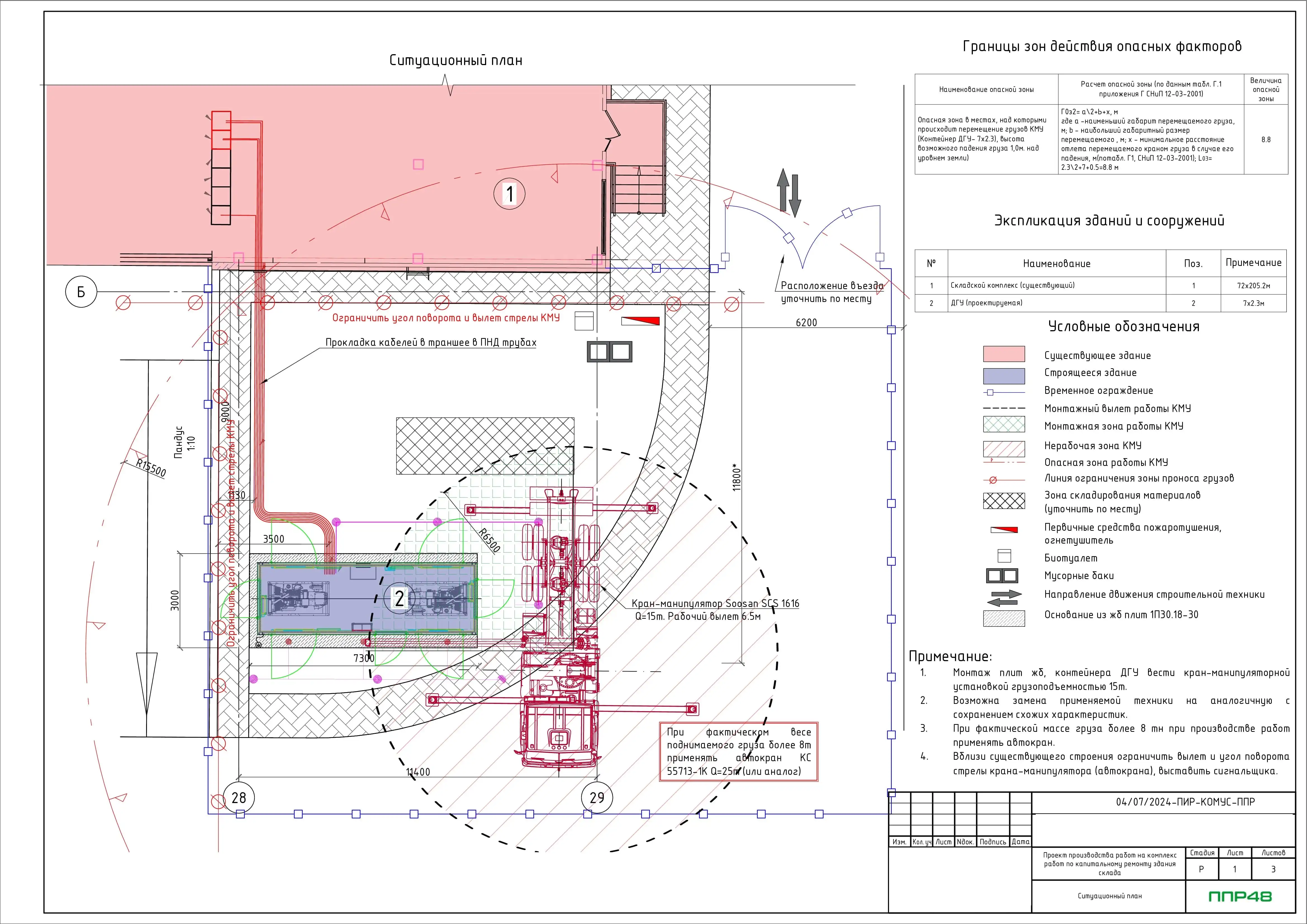 проект производства работ (ППР) на капитальный ремонт зданий